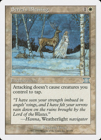 Serra's Blessing [Classic Sixth Edition] | Good Games Cannington