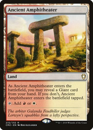 Ancient Amphitheater [Commander Anthology Volume II] | Good Games Cannington