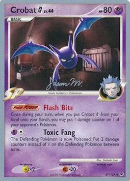 Crobat G LV.44 (47/127) (Queengar - Jason Martinez) [World Championships 2009] | Good Games Cannington