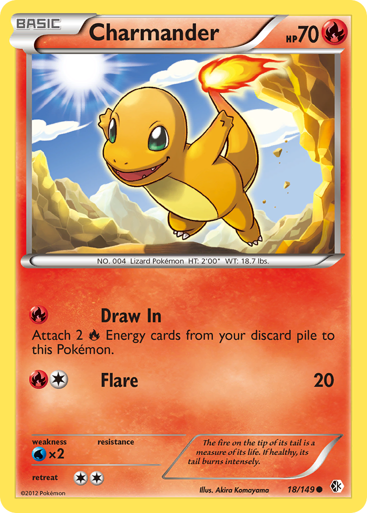 Charmander (18/149) [Black & White: Boundaries Crossed] | Good Games Cannington