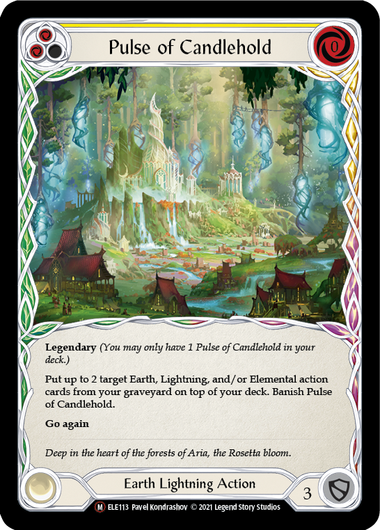 Pulse of Candlehold [U-ELE113] Unlimited Rainbow Foil | Good Games Cannington