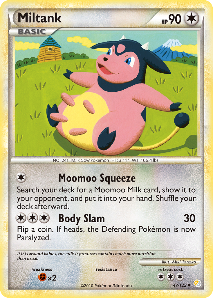 Miltank (47/123) [HeartGold & SoulSilver: Base Set] | Good Games Cannington