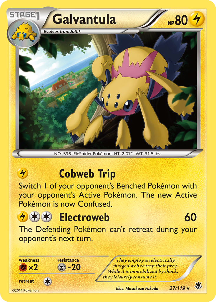 Galvantula (27/119) [XY: Phantom Forces] | Good Games Cannington