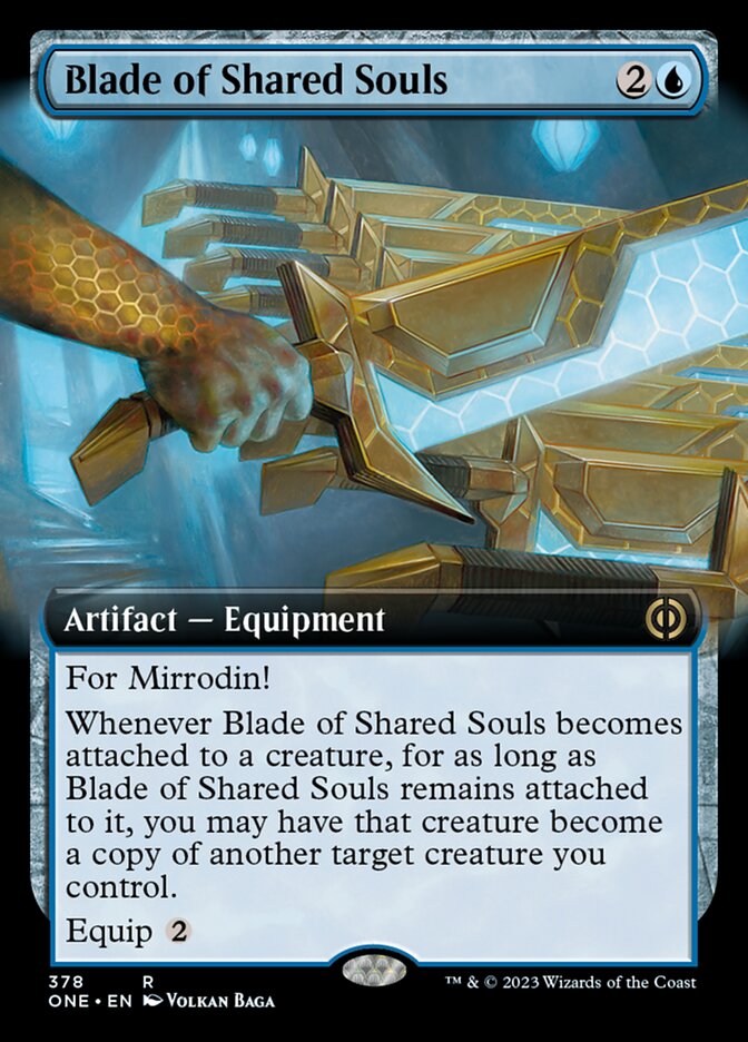 Blade of Shared Souls (Extended Art) [Phyrexia: All Will Be One] | Good Games Cannington