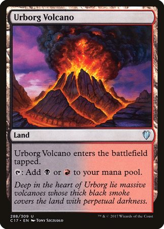 Urborg Volcano [Commander 2017] | Good Games Cannington