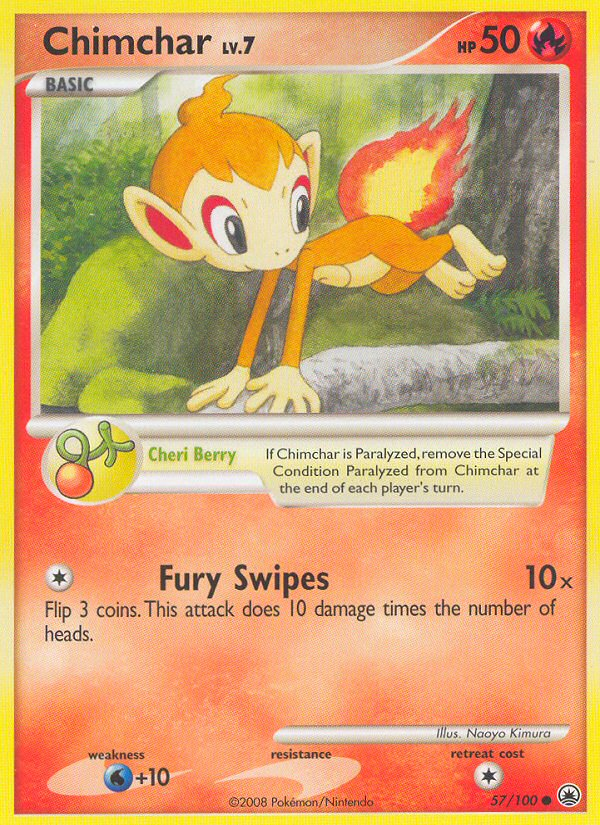 Chimchar (57/100) [Diamond & Pearl: Majestic Dawn] | Good Games Cannington