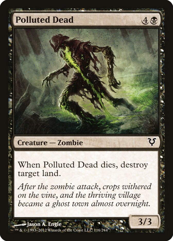 Polluted Dead [Avacyn Restored] | Good Games Cannington