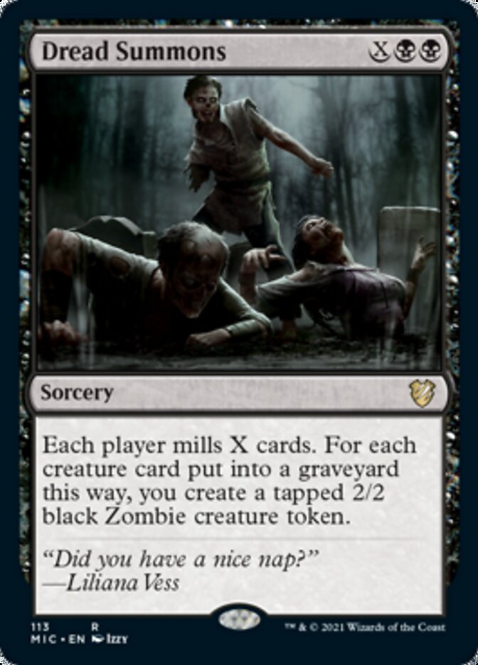 Dread Summons [Innistrad: Midnight Hunt Commander] | Good Games Cannington