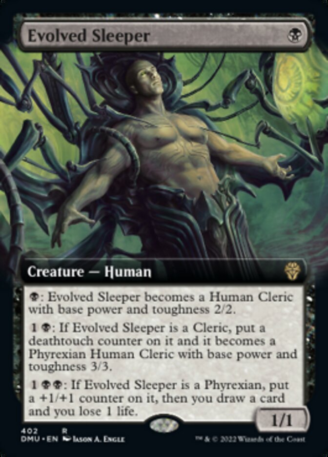 Evolved Sleeper (Extended Art) [Dominaria United] | Good Games Cannington