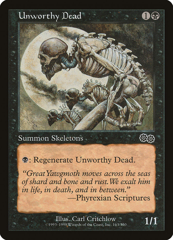 Unworthy Dead [Urza's Saga] | Good Games Cannington