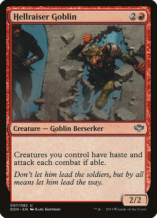 Hellraiser Goblin [Duel Decks: Speed vs. Cunning] | Good Games Cannington