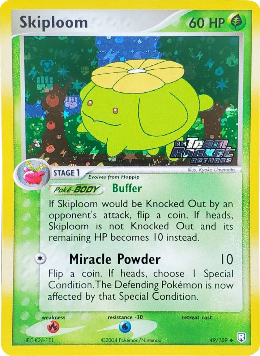 Skiploom (49/109) (Stamped) [EX: Team Rocket Returns] | Good Games Cannington
