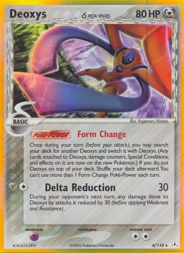 Deoxys (4/110) (Delta Species) [EX: Holon Phantoms] | Good Games Cannington