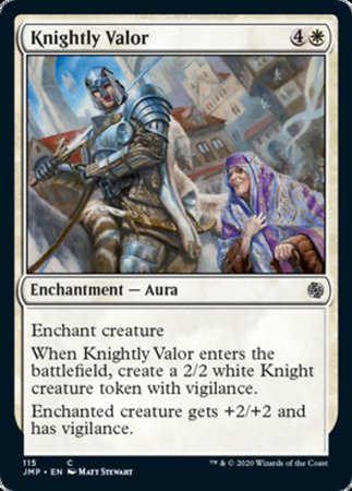 Knightly Valor [Jumpstart] | Good Games Cannington
