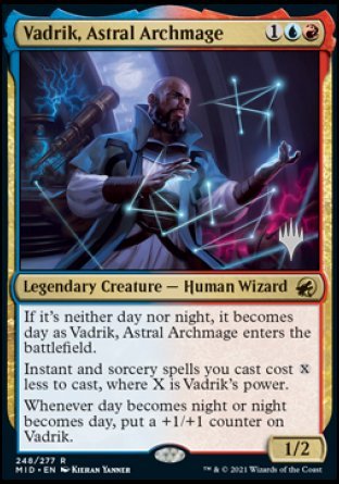 Vadrik, Astral Archmage (Promo Pack) [Innistrad: Midnight Hunt Promos] | Good Games Cannington