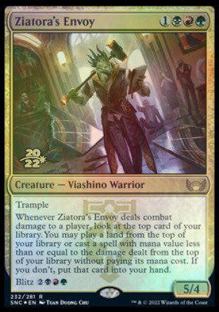 Ziatora's Envoy [Streets of New Capenna Prerelease Promos] | Good Games Cannington