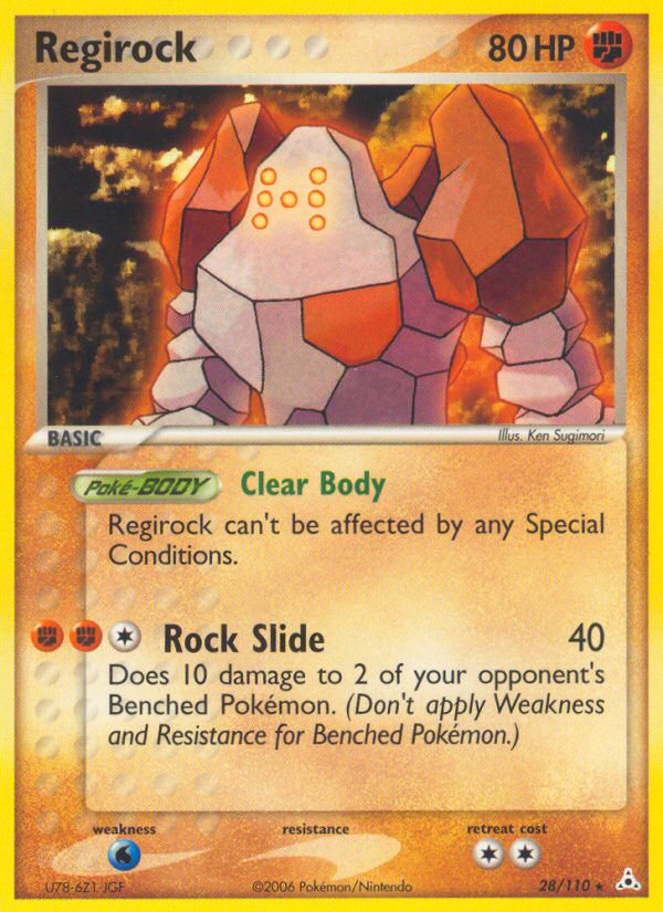 Regirock (28/110) [EX: Holon Phantoms] | Good Games Cannington