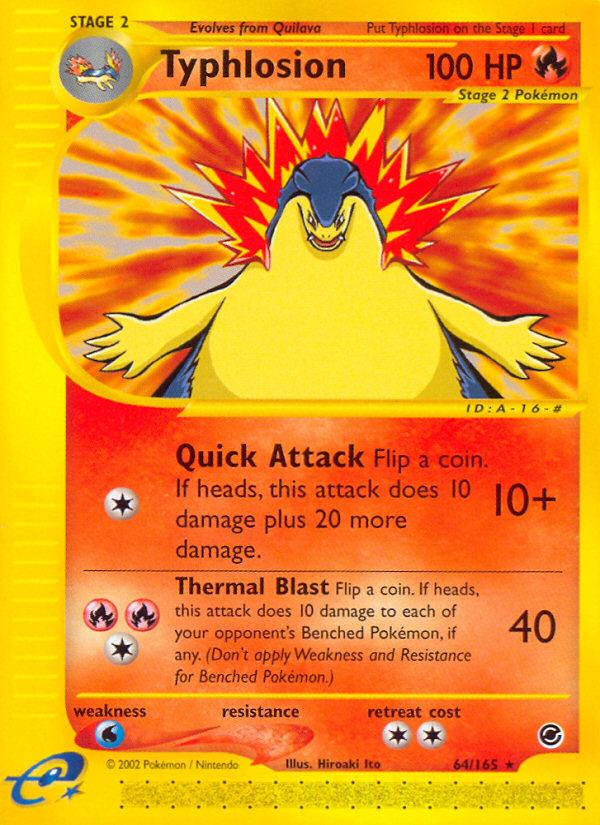 Typhlosion (64/165) [Expedition: Base Set] | Good Games Cannington