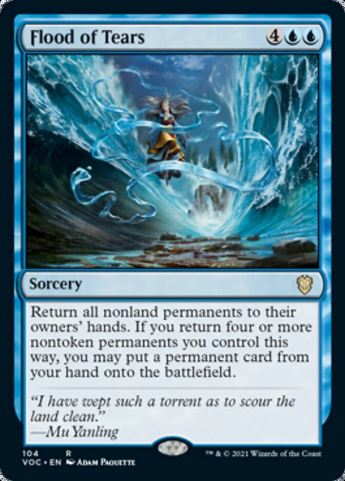Flood of Tears [Innistrad: Crimson Vow Commander] | Good Games Cannington