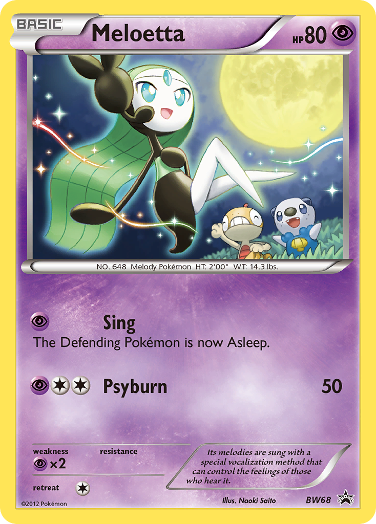 Meloetta (BW68) [Black & White: Black Star Promos] | Good Games Cannington
