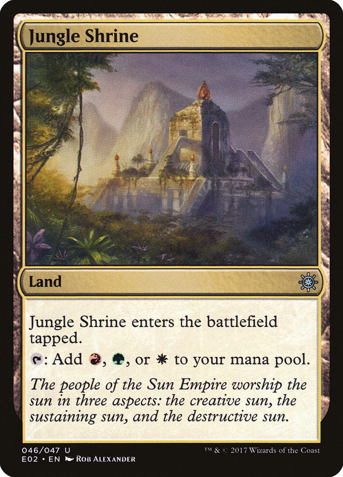 Jungle Shrine [Explorers of Ixalan] | Good Games Cannington