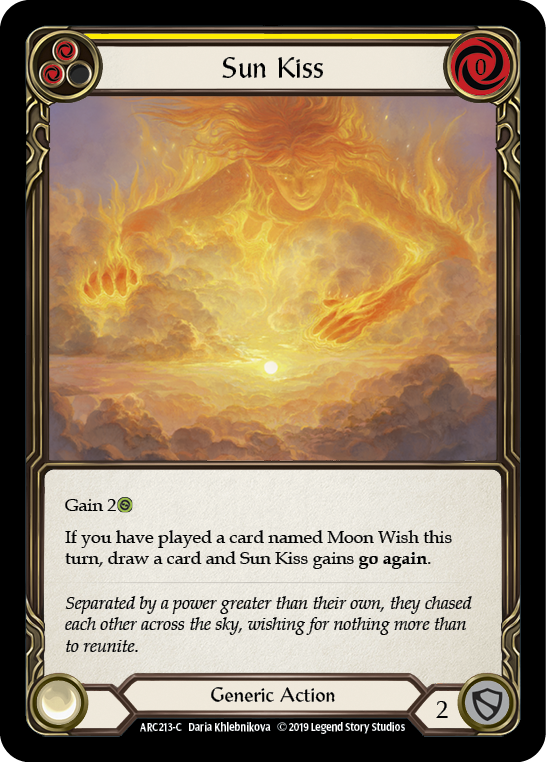 Sun Kiss (Yellow) [ARC213-C] 1st Edition Normal | Good Games Cannington