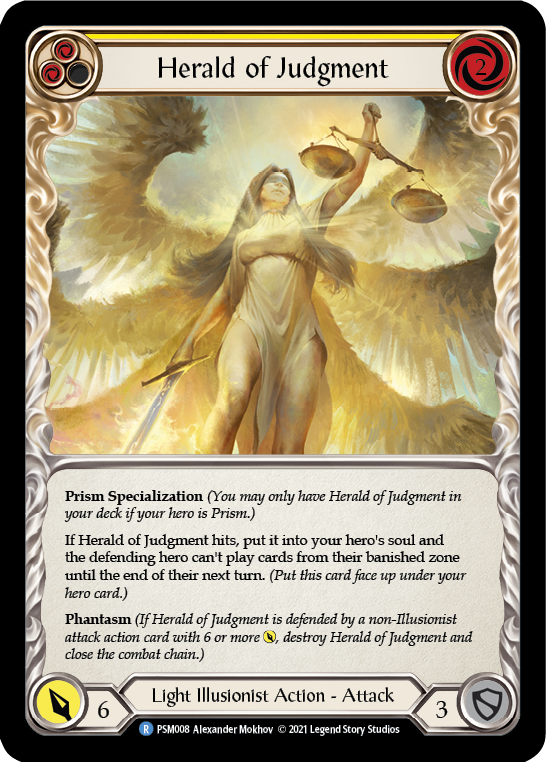 Herald of Judgment [PSM008] (Monarch Prism Blitz Deck) | Good Games Cannington