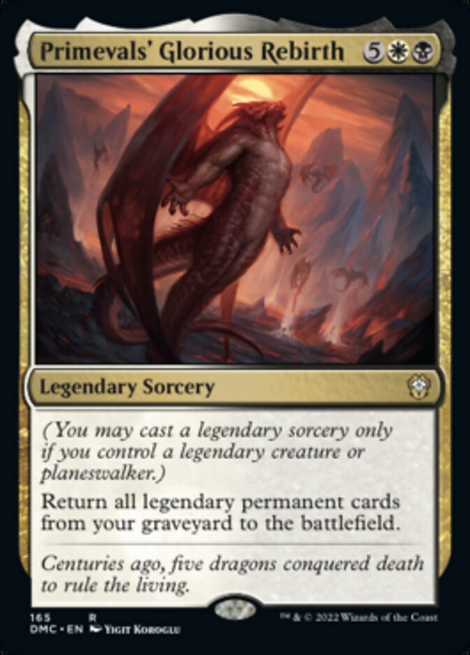 Primevals' Glorious Rebirth [Dominaria United Commander] | Good Games Cannington