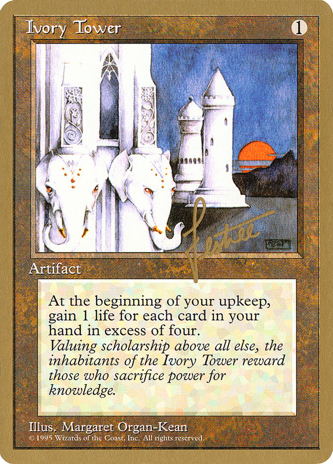 Ivory Tower (Bertrand Lestree) [Pro Tour Collector Set] | Good Games Cannington