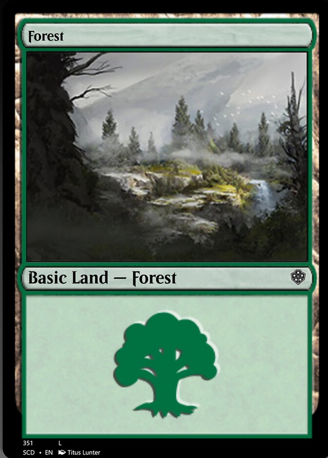 Forest (351) [Starter Commander Decks] | Good Games Cannington