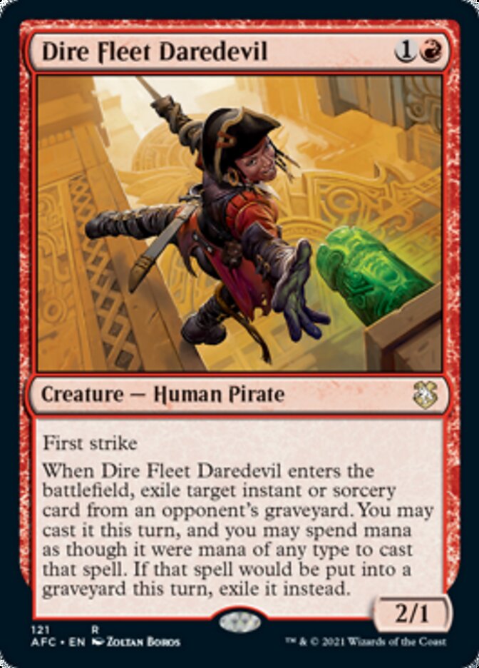 Dire Fleet Daredevil [Dungeons & Dragons: Adventures in the Forgotten Realms Commander] | Good Games Cannington