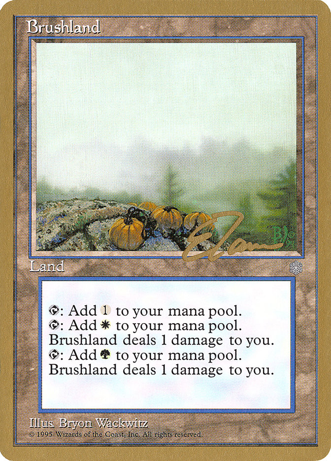 Brushland (Eric Tam) [Pro Tour Collector Set] | Good Games Cannington