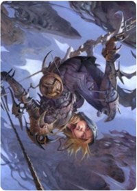 Blackbloom Rogue Art Card [Zendikar Rising Art Series] | Good Games Cannington