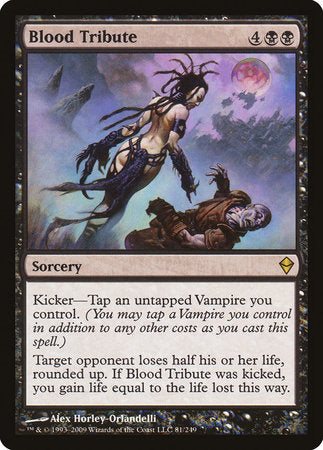 Blood Tribute [Zendikar] | Good Games Cannington