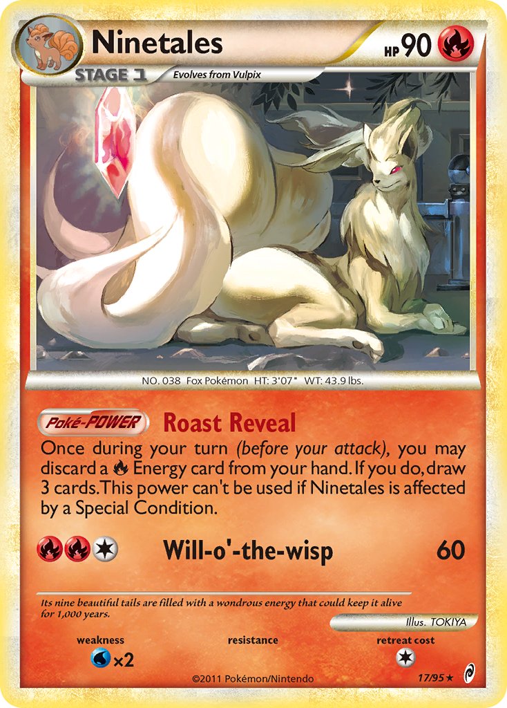 Ninetales (17/95) (Theme Deck Exclusive) [HeartGold & SoulSilver: Call of Legends] | Good Games Cannington