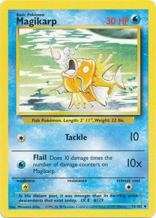 Magikarp (35/102) [Base Set Unlimited] | Good Games Cannington