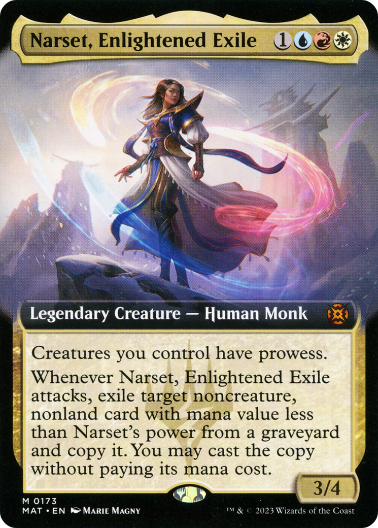Narset, Enlightened Exile (Extended Art) [March of the Machine: The Aftermath] | Good Games Cannington