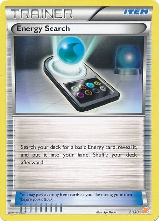 Energy Search (21/30) [Black & White: Trainer Kit - Excadrill] | Good Games Cannington