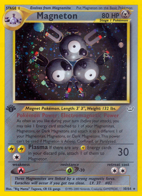Magneton (10/64) [Neo Revelation 1st Edition] | Good Games Cannington
