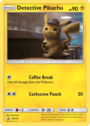Detective Pikachu (SM190) [Sun & Moon: Black Star Promos] | Good Games Cannington