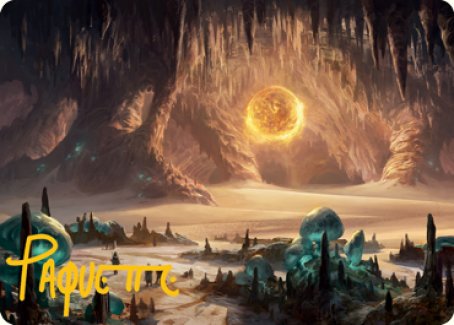 Plains (265) Art Card (Gold-Stamped Signature) [Dungeons & Dragons: Adventures in the Forgotten Realms Art Series] | Good Games Cannington
