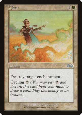 Clear [Urza's Saga] | Good Games Cannington