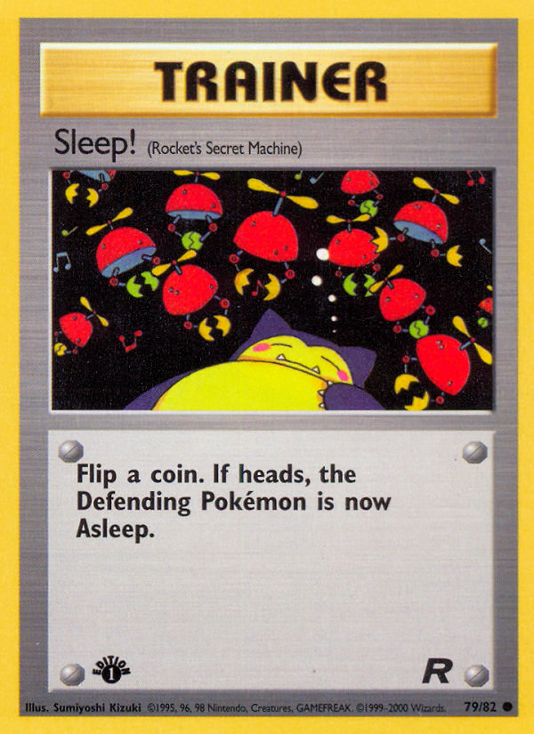 Sleep! (79/82) [Team Rocket 1st Edition] | Good Games Cannington