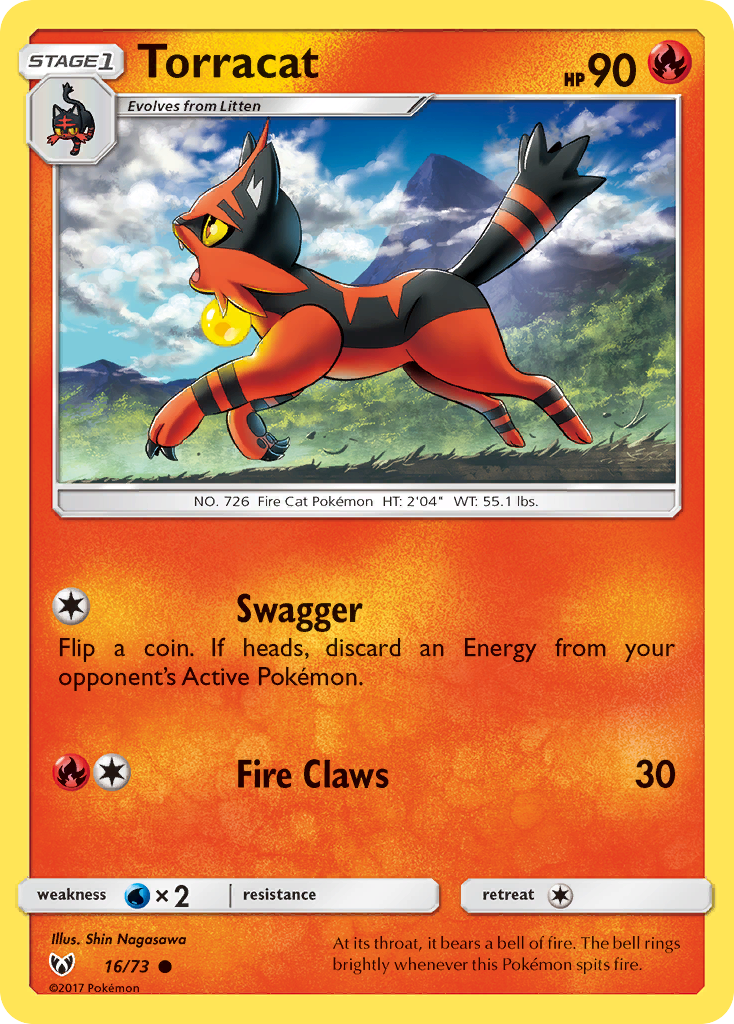 Torracat (16/73) [Sun & Moon: Shining Legends] | Good Games Cannington