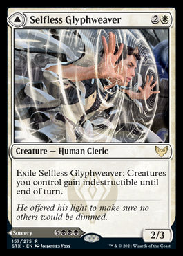 Selfless Glyphweaver // Deadly Vanity [Strixhaven: School of Mages] | Good Games Cannington
