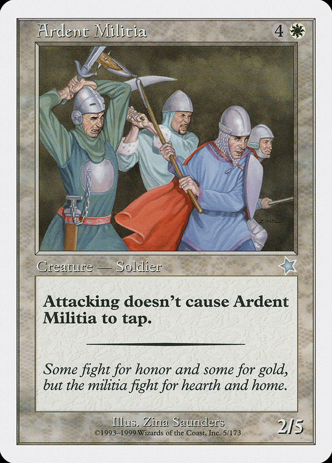 Ardent Militia [Starter 1999] | Good Games Cannington