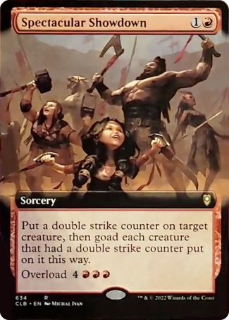Spectacular Showdown (Extended Art) [Commander Legends: Battle for Baldur's Gate] | Good Games Cannington