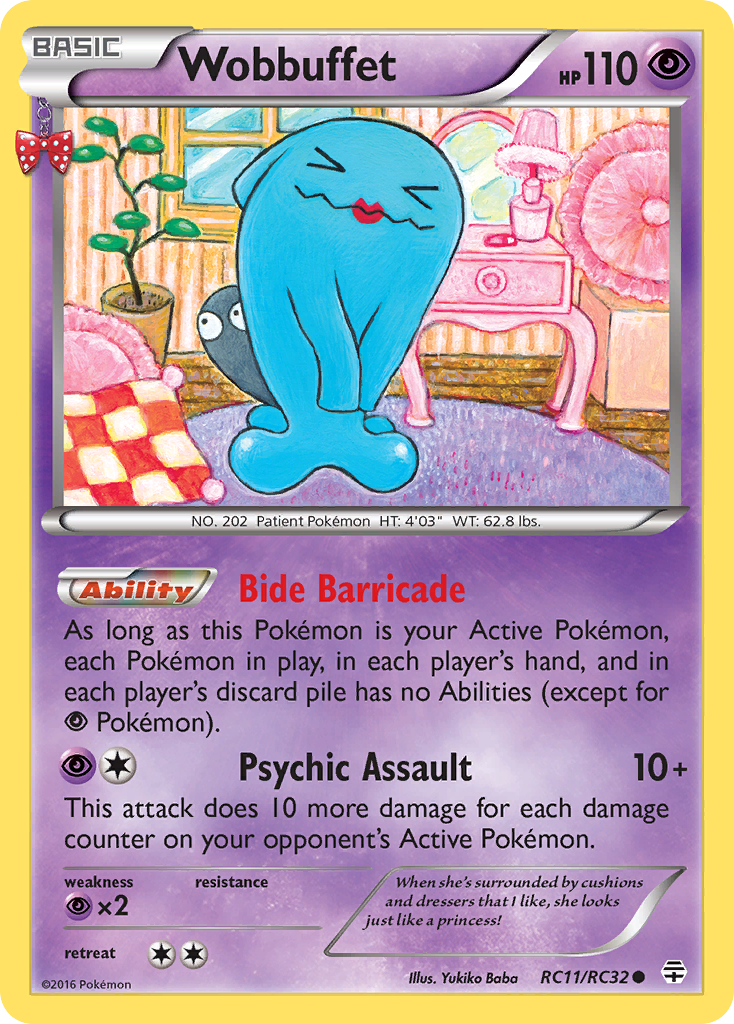 Wobbuffet (RC11/RC32) [XY: Generations] | Good Games Cannington