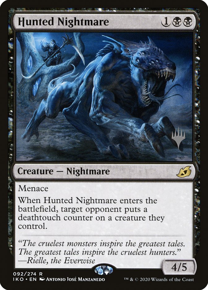 Hunted Nightmare (Promo Pack) [Ikoria: Lair of Behemoths Promos] | Good Games Cannington