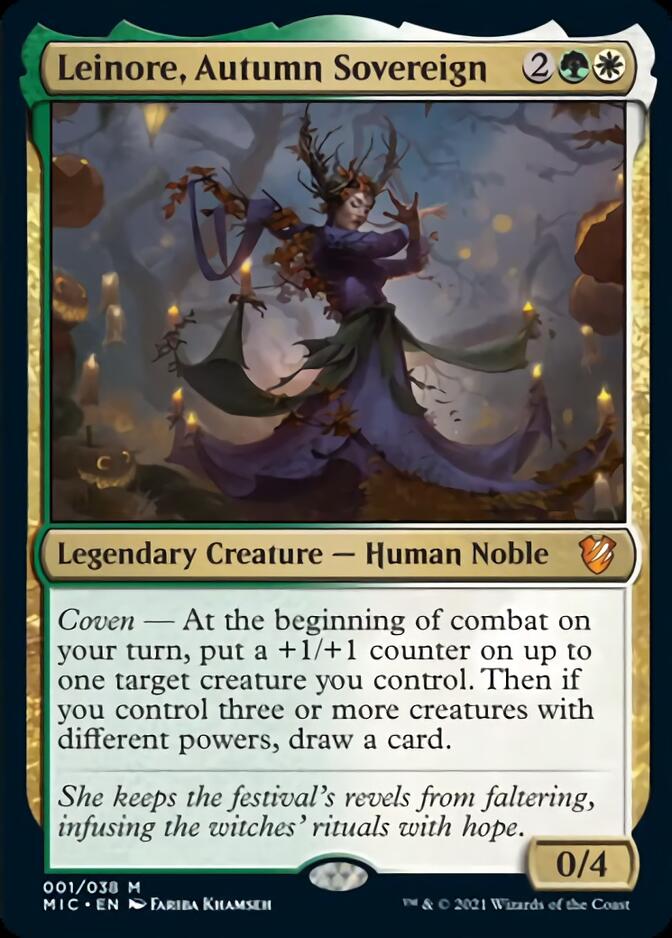 Leinore, Autumn Sovereign [Innistrad: Midnight Hunt Commander] | Good Games Cannington